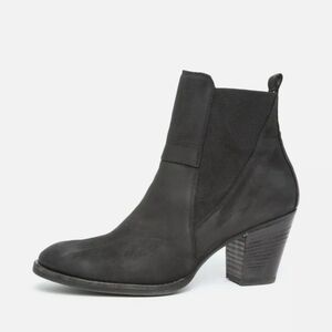 Paul Green Jules Block Heel Chelsea Black Boot